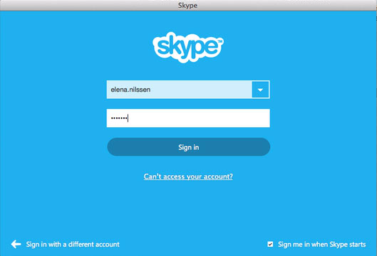 skype for mac connection problems